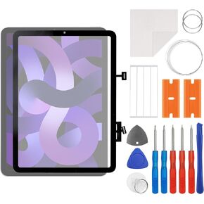 New Touch Screen Digitizer Replacement for iPad air 5 2022 A2589 A2591 A2588 with OCA Adhesive Repair Tools Kit-No LCD Screen