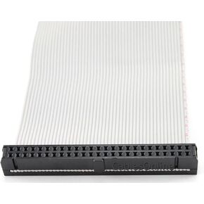 CablesOnline, 6-inch 50-Pin 2x25 2.54mm-Pitch Female/Female 50-wire IDC Flat Ribbon Cable, FR-5006
