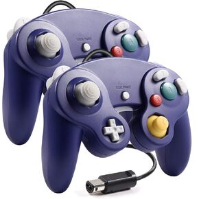 miadore 2 Pack Wired GC NGC Controller Gamepad Joystick Compatible for Gamecube & Wii Console