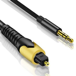 USB A to TOSLINK Optical Audio Adapter,Unidirectional USB Type A to SPDIF Digital Converter Compatible with Windows Mac PS5/PS4 Laptop,NOT for TV Or Other Devices