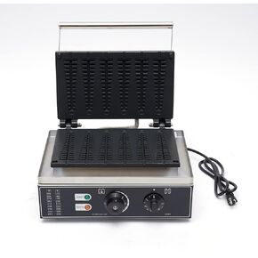 6 Grid Commercial Waffle Stick Maker, 1550W 110V Electric Non-Stick Waffle Pancake Maker, Electric Waffle Maker for Bakeries, Restaurants, Kiosks, Canteens