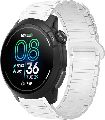 متوافق مع نطاقات Coros Pace Pro ، Silicone Sport Magnicone Strong Strap Watchband متوافق مع Coros Pace Pro / Pace 3 / Apex 2 Pro / Apex Pro / Apex 46mm / Apex 2 / Pace 2 / Apex 42mm Smartwatch in Saudi Arabia