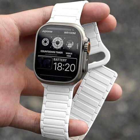 متوافق مع نطاقات Coros Pace Pro ، Silicone Sport Magnicone Strong Strap Watchband متوافق مع Coros Pace Pro / Pace 3 / Apex 2 Pro / Apex Pro / Apex 46mm / Apex 2 / Pace 2 / Apex 42mm Smartwatch in Saudi Arabia