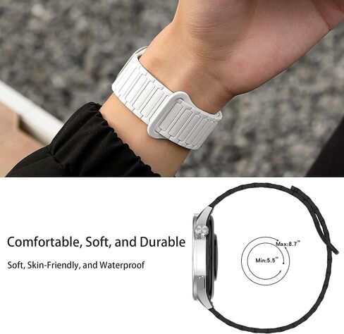 متوافق مع نطاقات Coros Pace Pro ، Silicone Sport Magnicone Strong Strap Watchband متوافق مع Coros Pace Pro / Pace 3 / Apex 2 Pro / Apex Pro / Apex 46mm / Apex 2 / Pace 2 / Apex 42mm Smartwatch in Saudi Arabia