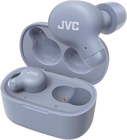 JVC New Marshmallow True Wireless Earbuds Headphones, Long Battery Life (up to 28 Hours), Sound with Neodymium Magnet Driver, Including Memory Foam Earpieces - HAA18TG (Green), Compact in Kuwait