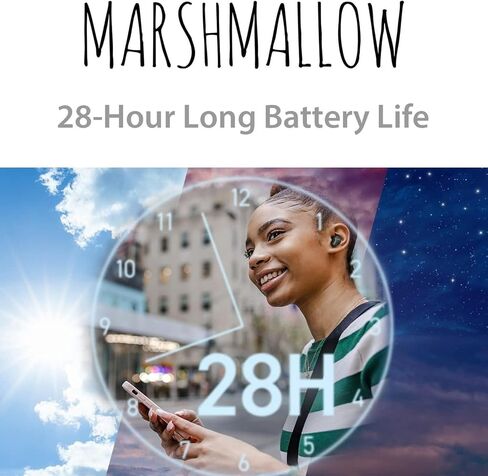 JVC New Marshmallow True Wireless Earbuds Headphones, Long Battery Life (up to 28 Hours), Sound with Neodymium Magnet Driver, Including Memory Foam Earpieces - HAA18TG (Green), Compact in Kuwait
