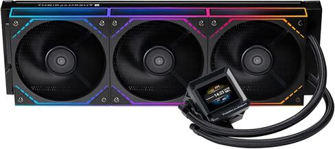 FW360 SE ARGB V2 CPU AIO COWNER SILDER لسطح المكتب ، 2000RPM DAISY CONNECTION CONNECTION MONDS ، شاشة عرض شاشة LCD قابلة للتدوير ، لـ AM4/AM5 & Intel 1700/1851 (أسود) in Kuwait