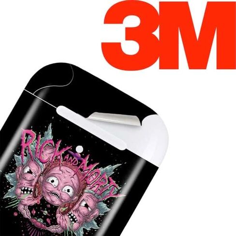 Skinit Decal Audio Skin Compatible with Apple AirPods 2 - Officially Licensed Adult Swim Rick and Morty Portal Boyz Design in Kuwait