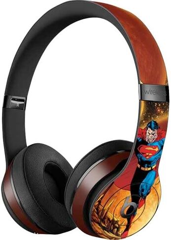 Skinit Decal Audio Skin Compatible with Beats Solo 3 Wireless - Officially Licensed DC Comics Superman Action Pose Art by Jim Lee Design in Kuwait