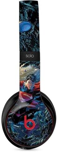 Skinit Decal Audio Skin Compatible with Beats Solo 3 Wireless - Officially Licensed DC Comics Superman Action Pose Art by Jim Lee Design in Kuwait