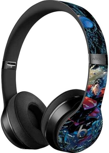 Skinit Decal Audio Skin Compatible with Beats Solo 3 Wireless - Officially Licensed DC Comics Superman Action Pose Art by Jim Lee Design in Kuwait