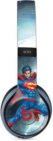 Skinit Decal Audio Skin Compatible with Beats Solo 3 Wireless - Officially Licensed DC Comics Superman Action Pose Art by Jim Lee Design in Kuwait