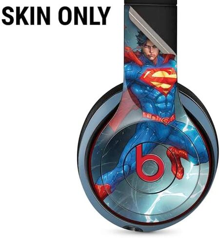 Skinit Decal Audio Skin Compatible with Beats Solo 3 Wireless - Officially Licensed DC Comics Superman Action Pose Art by Jim Lee Design in Kuwait
