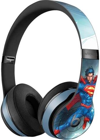 Skinit Decal Audio Skin Compatible with Beats Solo 3 Wireless - Officially Licensed DC Comics Superman Action Pose Art by Jim Lee Design in Kuwait