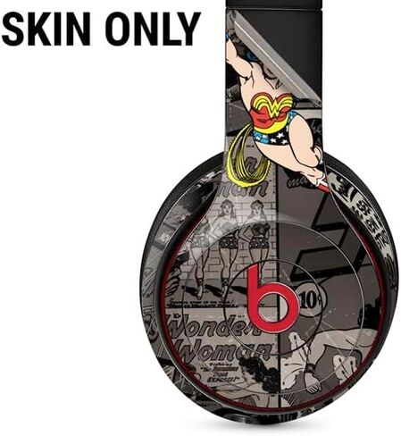 Skinit Skinit Audio Audio Skin متوافق مع Beats Solo 3 Wireless - DC Comics Wonder Logo Design Design in Kuwait