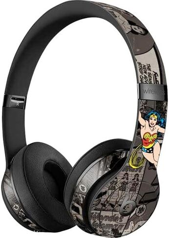 Skinit Skinit Audio Audio Skin متوافق مع Beats Solo 3 Wireless - DC Comics Wonder Logo Design Design in Kuwait