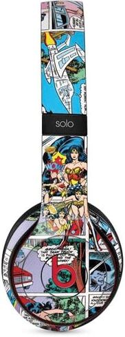 Skinit Skinit Audio Audio Skin متوافق مع Beats Solo 3 Wireless - DC Comics Wonder Logo Design Design in Kuwait