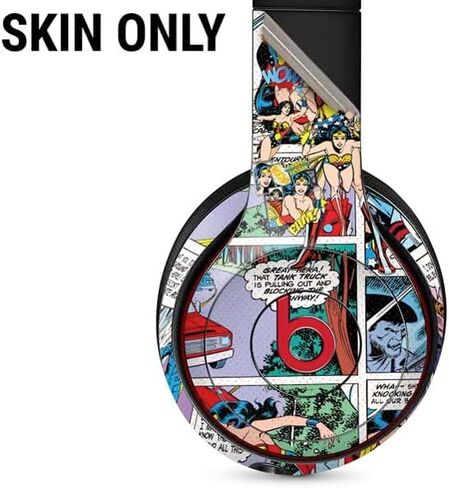 Skinit Skinit Audio Audio Skin متوافق مع Beats Solo 3 Wireless - DC Comics Wonder Logo Design Design in Kuwait