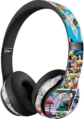 Skinit Skinit Audio Audio Skin متوافق مع Beats Solo 3 Wireless - DC Comics Wonder Logo Design Design in Kuwait