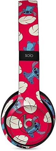 Skinit Skinit Audio Skin متوافق مع Beats Solo 2 Wired - Disney Lilo مرخص رسميًا وتصميم غرزة الأناناس غرزة in Kuwait