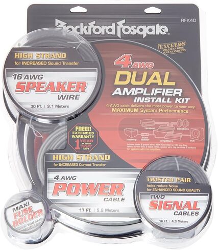 Rockford 4 Awg Complete Installation Kit in Saudi Arabia