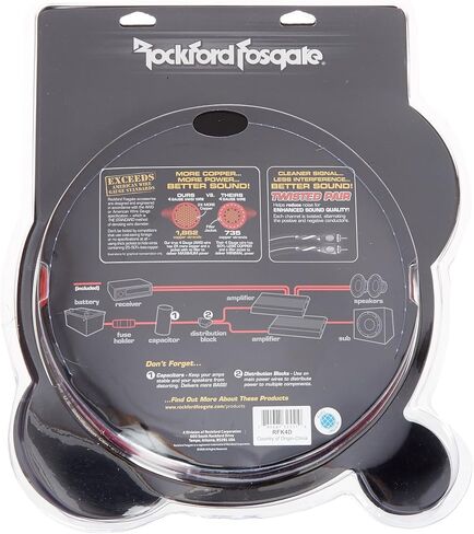 Rockford 4 Awg Complete Installation Kit in Saudi Arabia