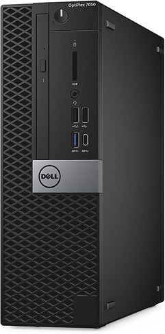جهاز كمبيوتر سطح المكتب Dell Optiplex 7050 Micro، Intel Core i7-6700T، ذاكرة الوصول العشوائي 32 جيجابايت، 1 تيرابايت SSD، WiFi، Win10Pro (متجدد) in Kuwait