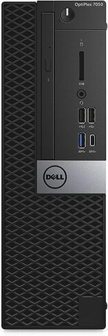 جهاز كمبيوتر سطح المكتب Dell Optiplex 7050 Micro، Intel Core i7-6700T، ذاكرة الوصول العشوائي 32 جيجابايت، 1 تيرابايت SSD، WiFi، Win10Pro (متجدد) in Kuwait