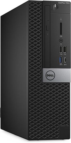 جهاز كمبيوتر سطح المكتب Dell Optiplex 7050 Micro، Intel Core i7-6700T، ذاكرة الوصول العشوائي 32 جيجابايت، 1 تيرابايت SSD، WiFi، Win10Pro (متجدد) in Kuwait