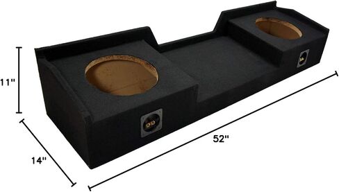 اتصال الصوت الأمريكي متوافق مع Chevy Silverado أو GMC Sierra الحجم الكامل CAB TRACK TRUCK 1999-2006 DUAL 10 "Subwoofer Sub Box Smeper. in Kuwait