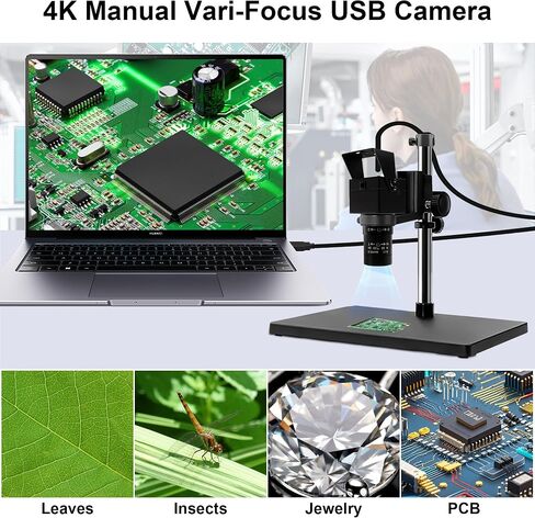 8MP 4K USB Camera, 2.8-12mm 4X Optical Manual Zoom Lens, 2160P Webcam, Plug and Play for OpenCV, Video Conference, Laptop, Raspberry Pi, Jetson Nano, Mac OS in Kuwait
