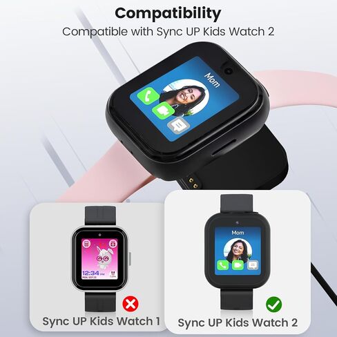 متوافق مع Syncup Kids Watch Watch 2 شاحن ، شاحن مغناطيسي مع كابل USB 3.18 قدم ، وملحقات الساعات الذكية ، الأسود (وليس لمزامنة Syncup 1) in Saudi Arabia