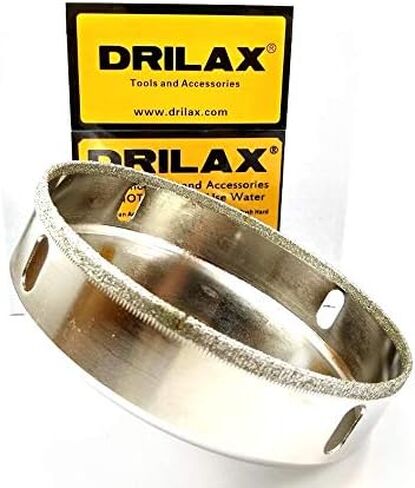 Drilax 4-3/4 inch Diamond Hole Saw Drill Bit Ceramic Porcelain Tile Saw Marble Granite Quartz Circular Dustless Clean Drilling Tool 4 3/4 in in Saudi Arabia