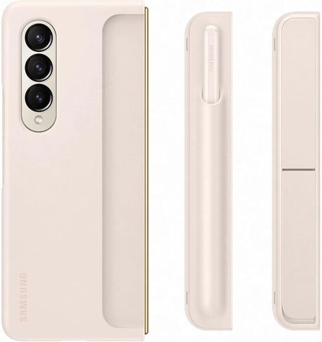 SAMSUNG Galaxy Z Fold4 Official Standing Cover with Pen Sand in Saudi Arabia