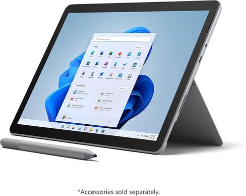 Microsoft Surface Go 2-10.5" Touch-Screen - Intel Pentium 8GB Memory - 128GB SSD - WiFi - Platinum Windows 11 PRO (Renewed) in Kuwait