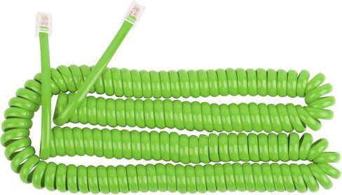 Uvital 1 Pack 16FT Pink Extra Long Phone Handset Cord(Coiled Length 2FT), Phone Cord for Landline, RJ9 Telephone Cords for Landline Phones in Kuwait