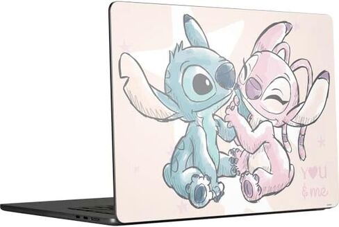Skinit Decal Laptop Skin Compatible with MacBook Air 15 in (2023-2025) - Officially Licensed Disney Lilo and Stitch Dont Wake Me I Bite Design in Saudi Arabia