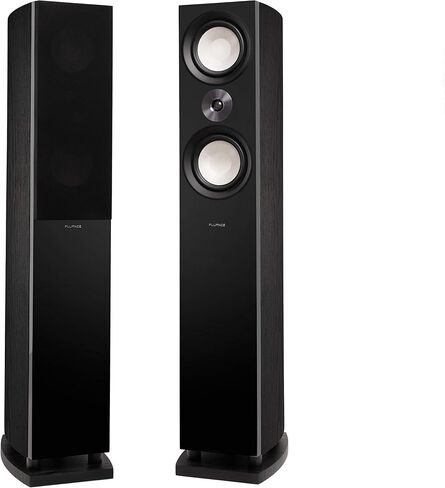 Fluance Reference Surround Sound Home Theater 7.0 Channel Speaker System Including 3-Way Floorstanding Towers, Center Channel, Surrounds and Rear Surrounds - Black Ash (X870BR) in Saudi Arabia