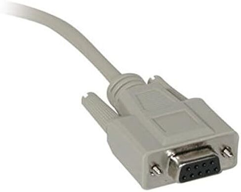 C2G 02518 DB9 Female to DB25 Male Serial RS232 Modem Cable, Beige (6 Feet, 1.82 Meters) in Kuwait