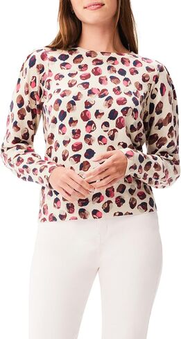 NIC+ZOE Women's Blush Dot Sweater in Saudi Arabia
