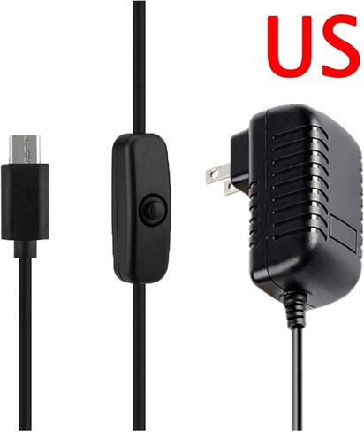 AC 100-240V DC 5V 3A Power Switch Button(US) in Kuwait