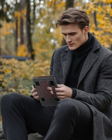 قضية Walnew Stand لـ 7 "New Kindle Paperwhite 12th Generation (2024 تم إصدارها) وإصدار Kindle Colorsoft Signatud in Kuwait