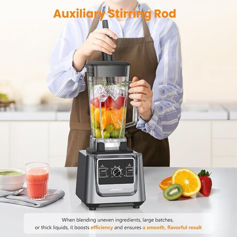 Blenders for Kitchen, 2000W Professional Grade High-Speed Countertop Blender with 68oz Pitcher & 27oz To-Go Cup for Smoothies, Ice, and Frozen Fruit, BPA-Free, Dishwasher Safe in Kuwait