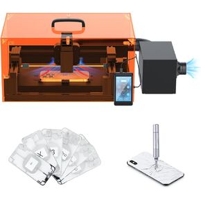 V5 Laser Machine for iPhone 8-16 Series Back Glass Replacement, Cell Phone Repair Laser Safely, Auto-Focus Laser Seperator Engraving Machine with Air Filter and Phone Repair Tools