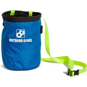 Chalk Bag for Climbing - Durable, Lightweight, with Adjustable Belt - Available in Blue, Orange, and Red in Saudi Arabia
