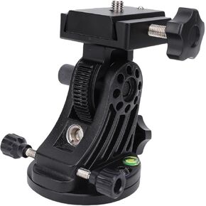 Pomya Telescope Mount Latitude Seat, 0 to 90 Degree Angle Adjustments, Compatible with Most Astronomical Tracking Platforms, 3/8 inch Threaded Interface, Aluminum Latitude Adjustment