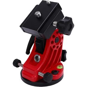 Sanpyl Latitude Adjustment Seat, Astronomical Telescope Latitude Base Mount for Astronomy Telescope Photography Accessory, Support Horizontal 0° to 90° Adjustment (Red)