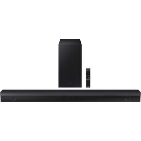 Samsung B63C 3.1ch Soundbar w/ Dolby Digital 5.1 Audio, DTS Virtual:X, Built-in Center Speaker, Bluetooth, Subwoofer Included, Game Mode & One Remote Alexa Built-in, HW-B63C/ZA (2022) (Renewed)