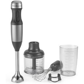 KitchenAid (Renewed) RKHB2351CU 3-Speed Hand Blender - Contour Silver
