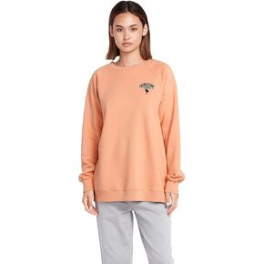 سويت شيرت نسائي من الصوف من Volcom Stone Magic Boyfriend Crew، مقاس متوسط in Saudi Arabia